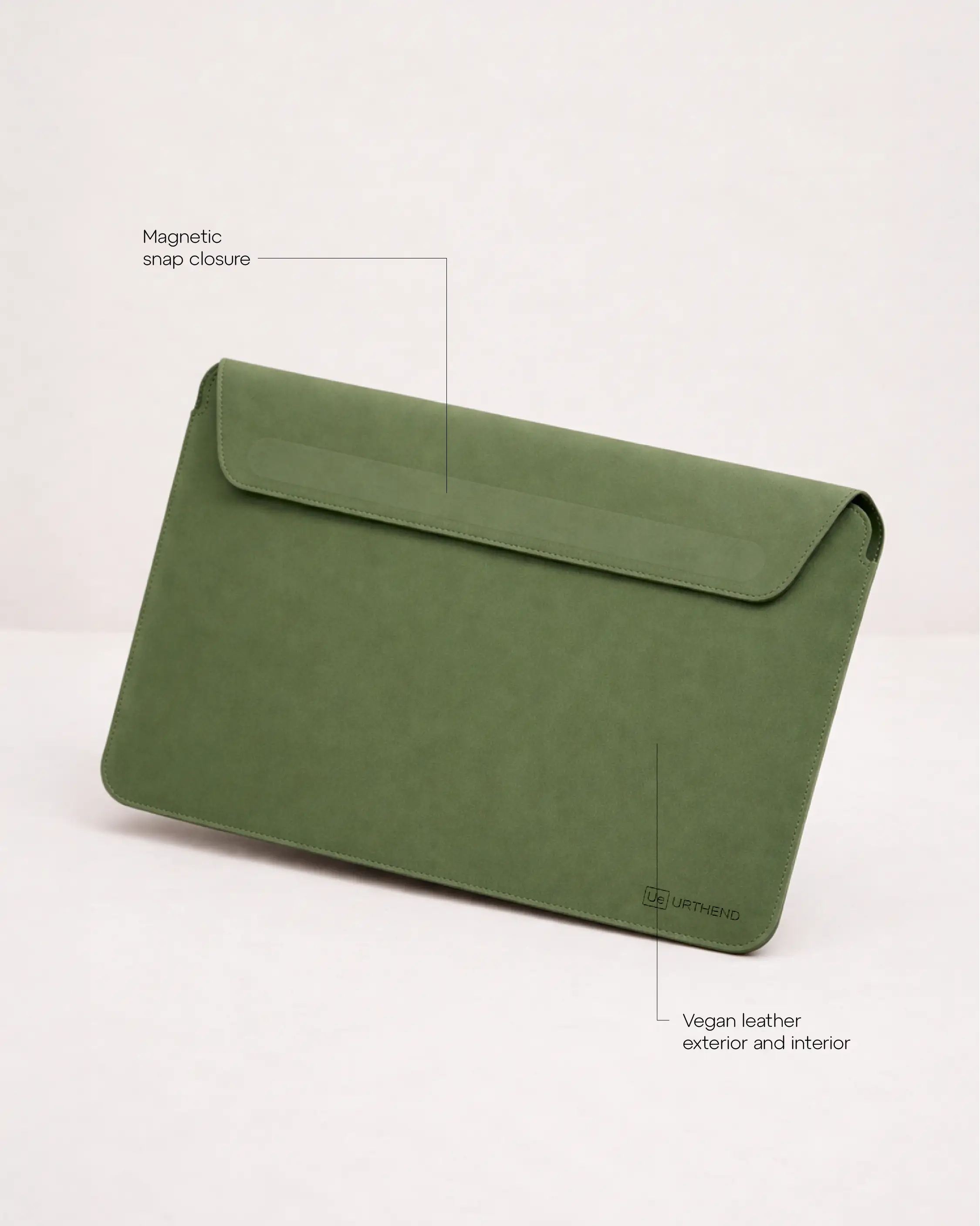 URTHEND Folio — Vegan Leather Laptop Sleeve