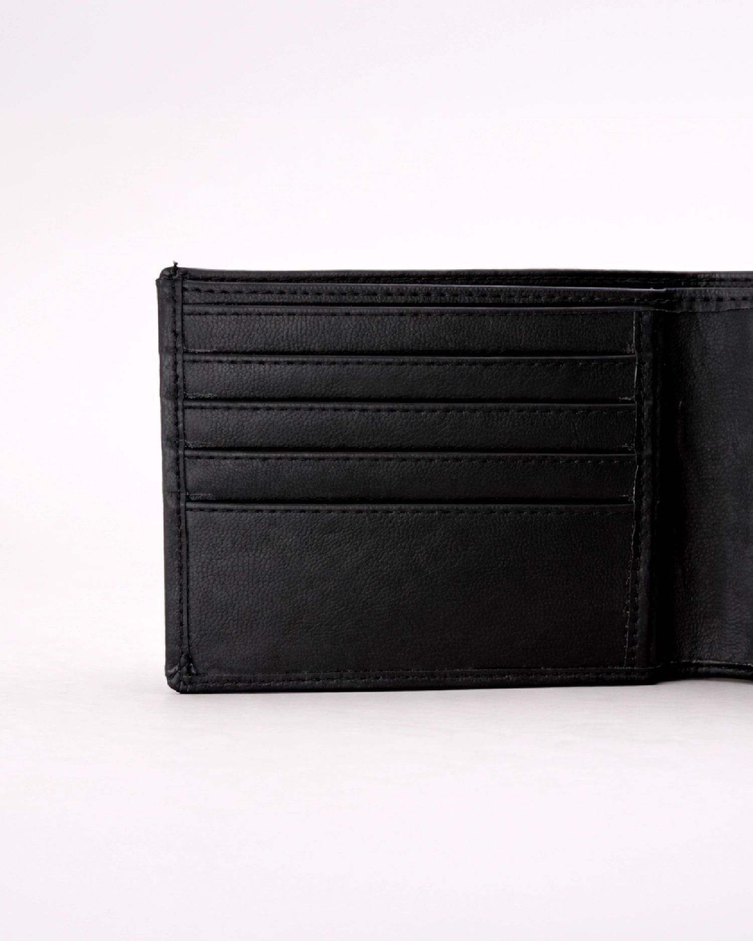 URTHEND Onyx Vegan Leather Bi-Fold Wallet