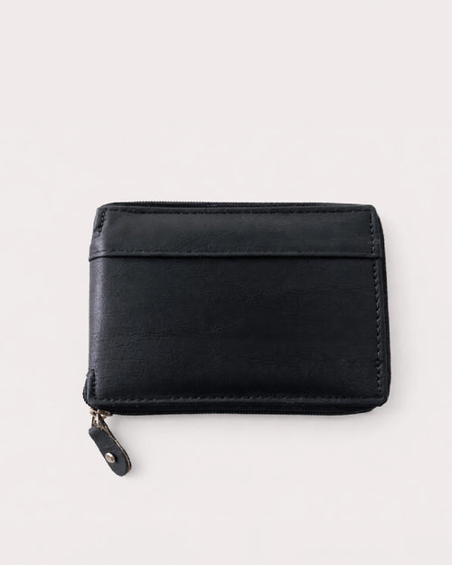 URTHEND Atlas Vegan Leather Zip Wallet